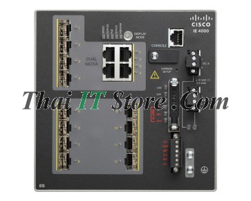 IE-4000 8 x SFP 100M, 4 x 1G Combo, LAN Base