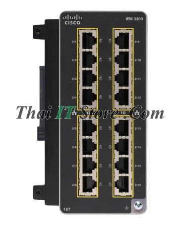 Catalyst IE3300 Rugged 16 Port GE Copper Exp Module