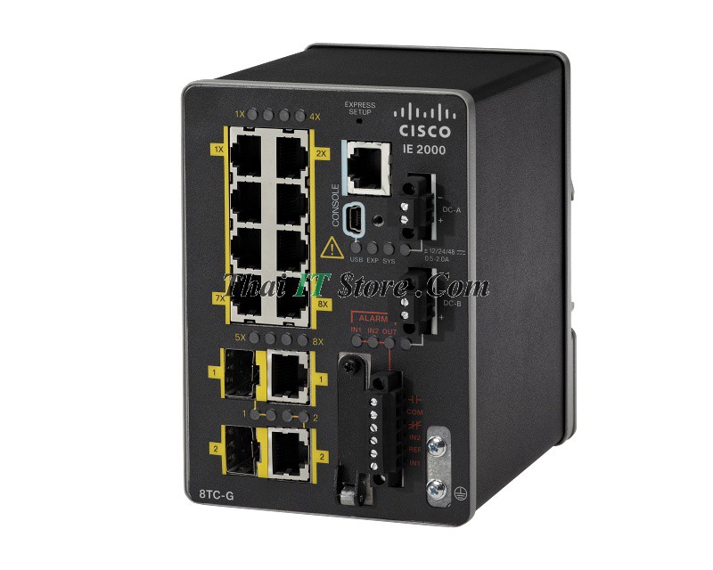 [IE-2000-8TC-G-N] Cisco Industrial Ethernet 2000 ราคา IE 2000 8 FE ...