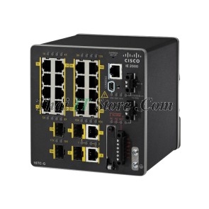 IE 2000 PoE, 16 FE copper (4 PoE/PoE+), 2 GE combo, with 1588, NAT and CC. GE uplinks, Base