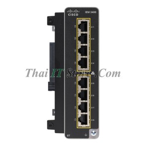 Catalyst IE3400 Rugged 8 Port GE Adv Exp Module