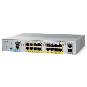 [WS-C2960L-16PS-LL] Cisco Catalyst 2960L 16 port 10/100/1000 Ethernet PoE+ ports, 2 x 1G SFP