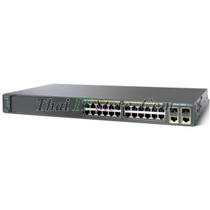 ขาย Cisco Catalyst 2960 Plus 24 Port 10/100 8 PoE Uplink 2T/SFP LAN Base [WS-C2960+24LC-L] ราคาถูก
