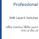 เปลี่ยน Cisco switch Interface Layer2 ให้เป็น Interface Layer3